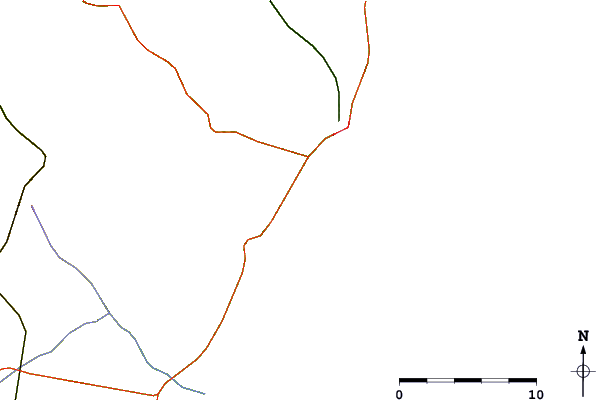 Roads and rivers around La Zenia