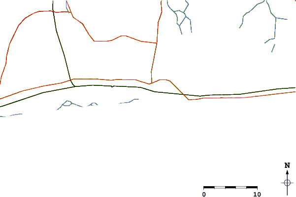 Roads and rivers around La Routes des Pêches