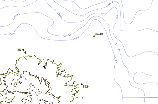 Shoreline around La Cicer