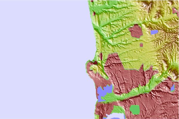 Surf breaks located close to La Jolla Cove