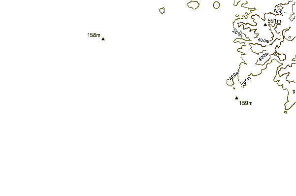 Shoreline around La Laguna