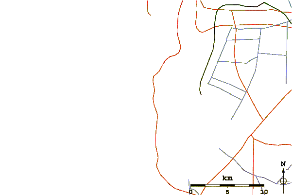 Roads and rivers around La Salie