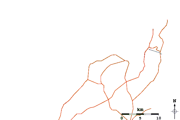 Roads and rivers around La Santa-The Slab