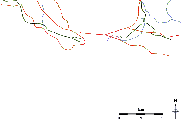 Roads and rivers around La Seyne Sur Mer
