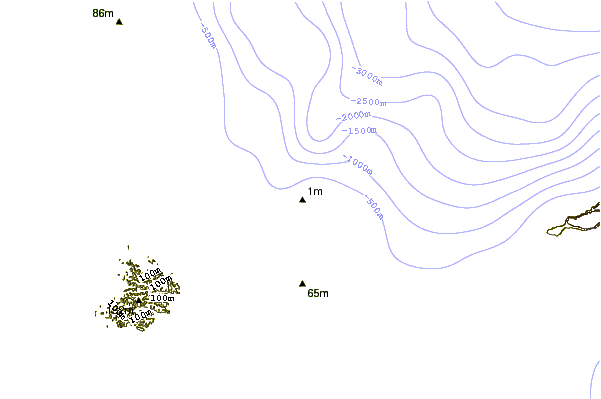 Shoreline around La Station