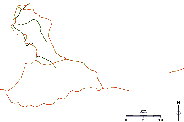 Roads and rivers around La Station