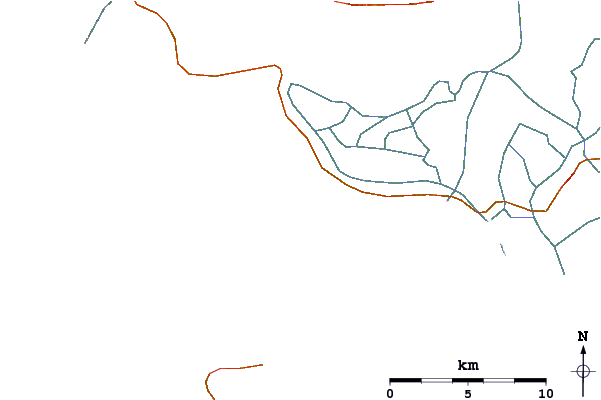 Roads and rivers around La Tranche sur Mer