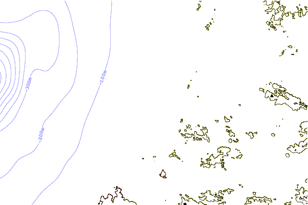 Shoreline around Labenne Ocean