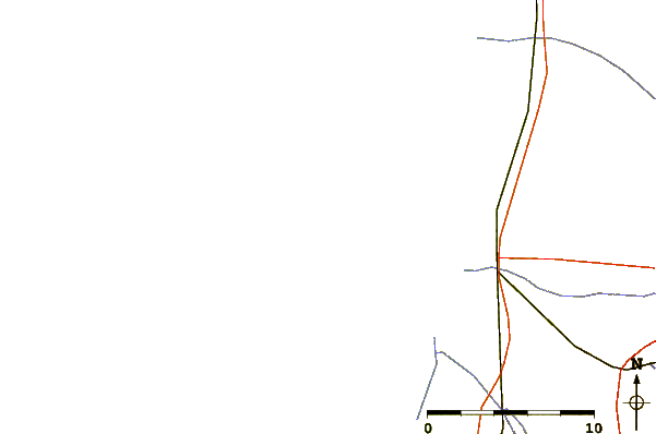 Roads and rivers around Lacanau Ocean