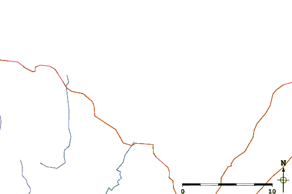 Roads and rivers around Lackan Bay