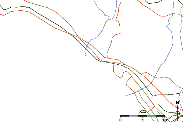 Roads and rivers around Ladispoli