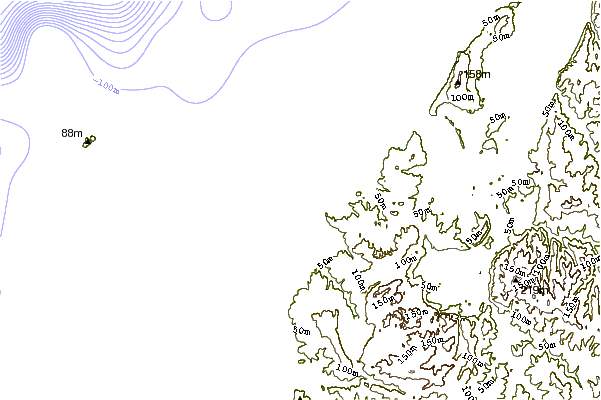 Shoreline around Lagide