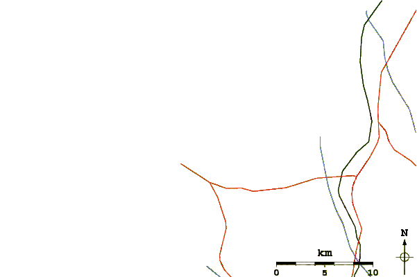 Roads and rivers around Lagide
