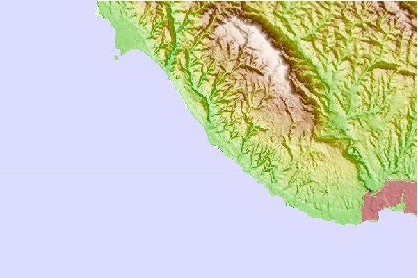 Surf spots located close to Laguna Creek
