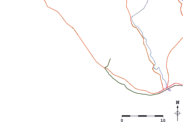 Roads and rivers around Laguna Creek