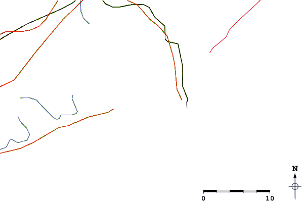 Roads and rivers around Laguna de Rocha