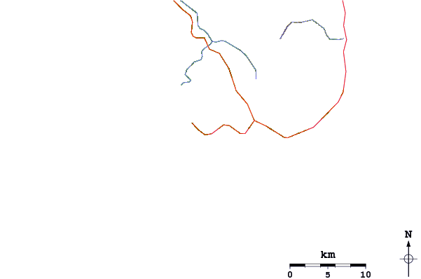 Roads and rivers around Lagundri-Indicators