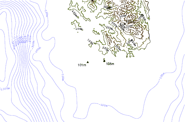 Shoreline around Lagundri - The Point
