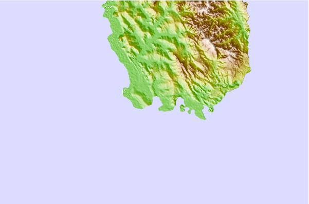 Surf spots located close to Lagundri - The Point