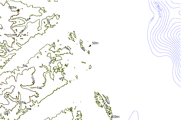Shoreline around Lajinha
