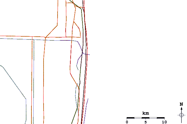 Roads and rivers around Lake Worth Pier