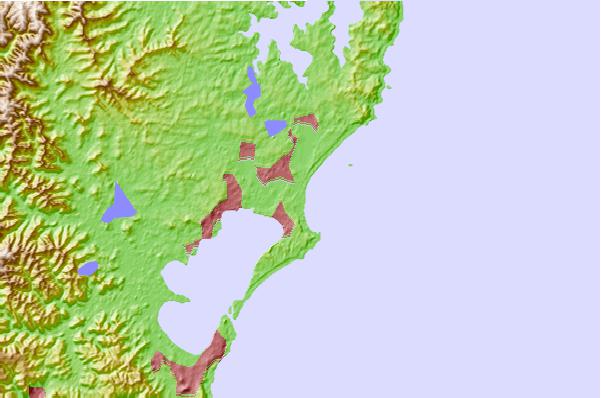 Surf spots located close to Lakes Beach