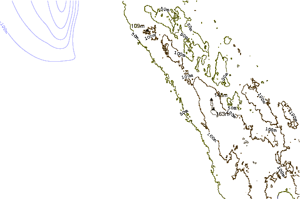 Shoreline around Lancelin