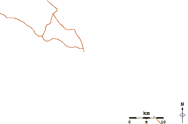 Roads and rivers around Lances Right