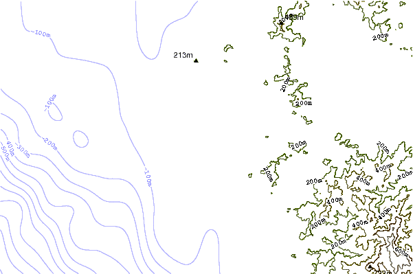 Shoreline around Langosta