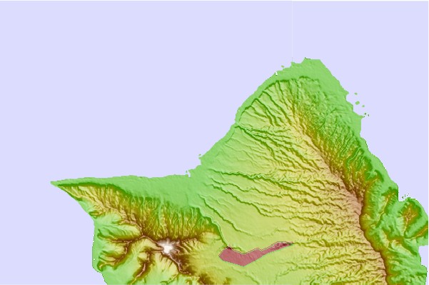 Surf spots located close to Laniakea Reef and Holtons