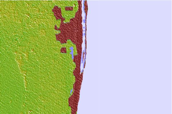Surf spots located close to Lantana