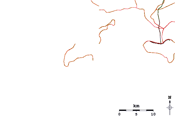 Roads and rivers around Lantau Island