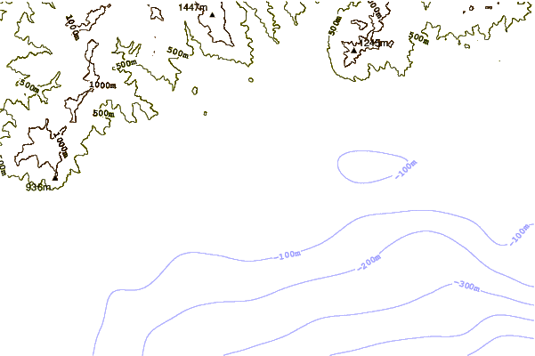 Shoreline around Largos