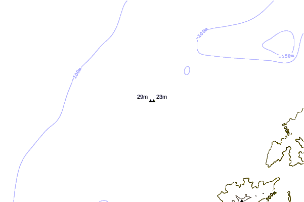 Shoreline around Larsen Street