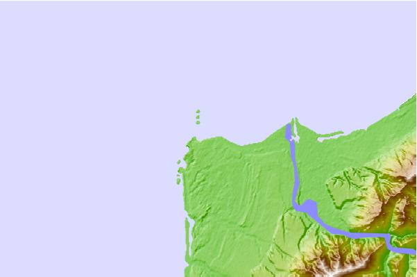 Surf spots located close to Larsen Street