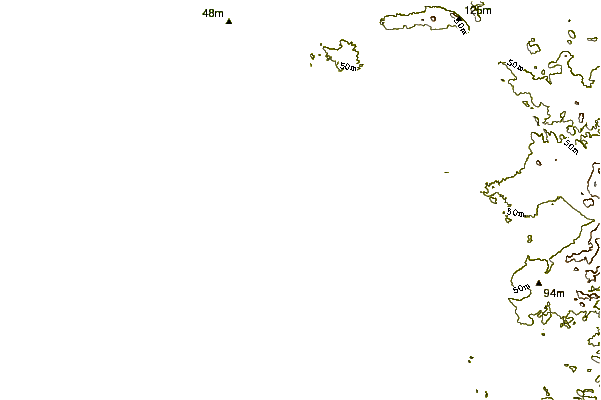Shoreline around Las Caracolas