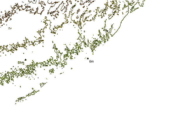 Shoreline around Las Cuevas