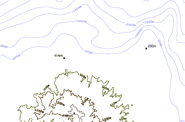 Shoreline around Las Piscinas