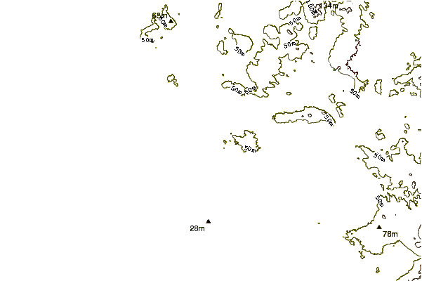 Shoreline around Las Redes