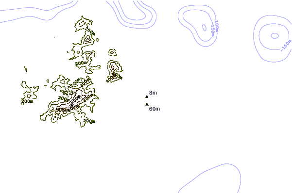 Shoreline around Las Salinas