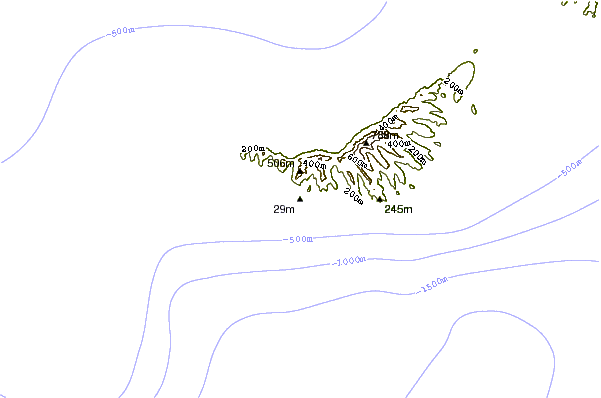 Shoreline around Las Salinas