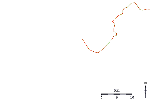 Roads and rivers around Las Salinas