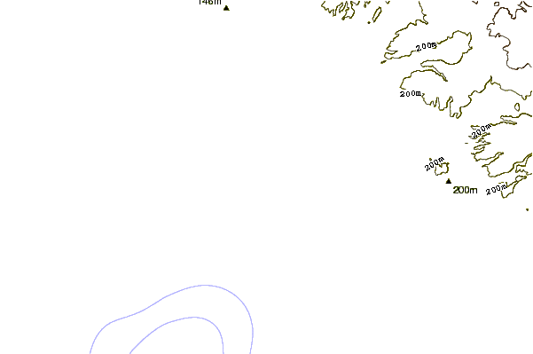 Shoreline around Las Barrancas