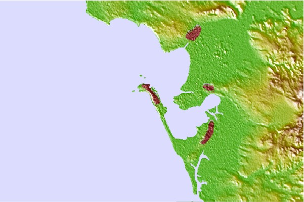 Surf breaks located close to Las Caracolas