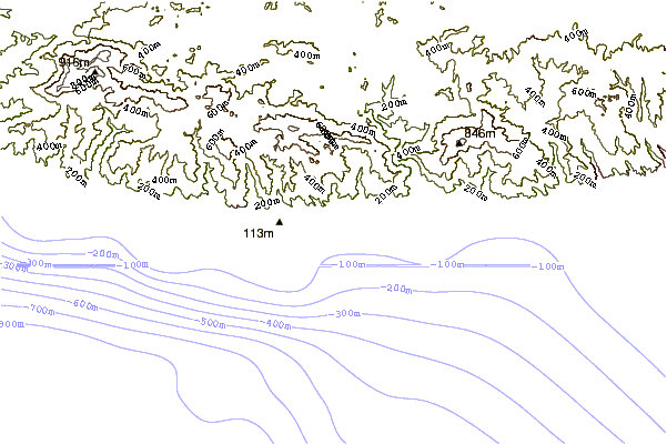Shoreline around Latigo Point