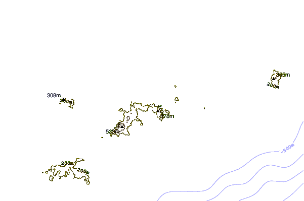 Shoreline around Rogues Bay - Lava Flows