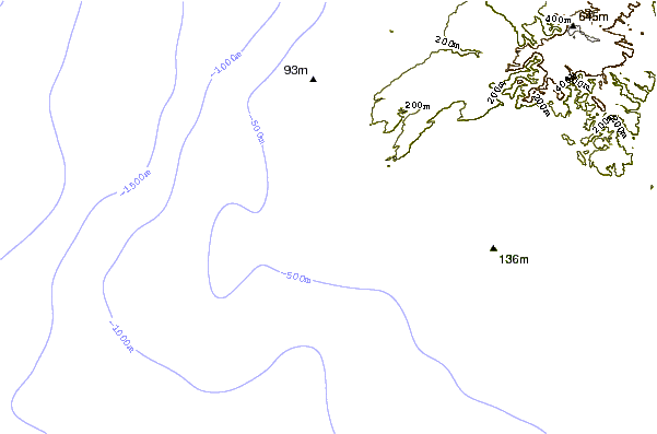 Shoreline around Lava Rock