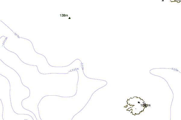 Shoreline around Lavata