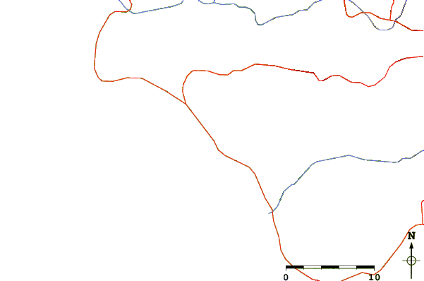 Roads and rivers around 25
