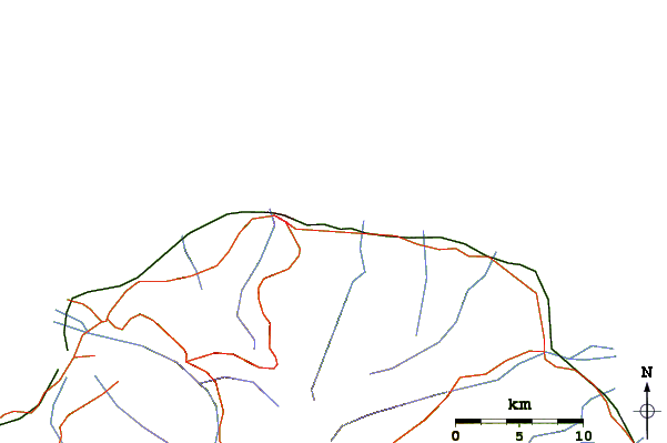 Roads and rivers around Le Butor